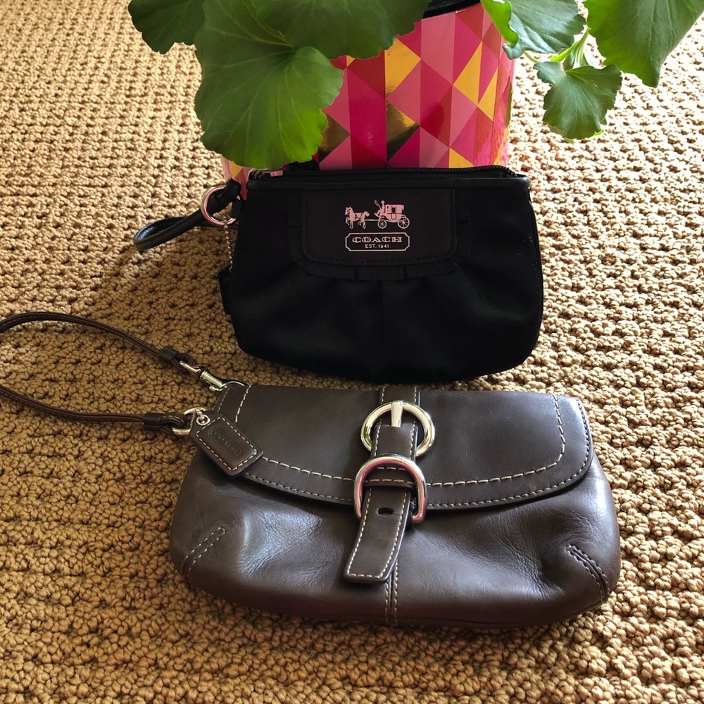 Bundle of 2 Coach Clutches/Wristlets